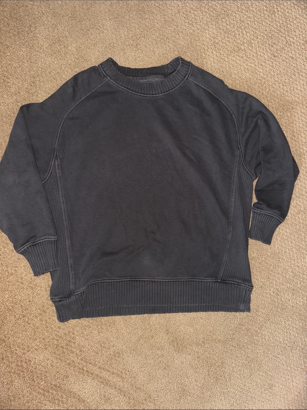 aerie Women's Crewneck Sweatshirt - Black